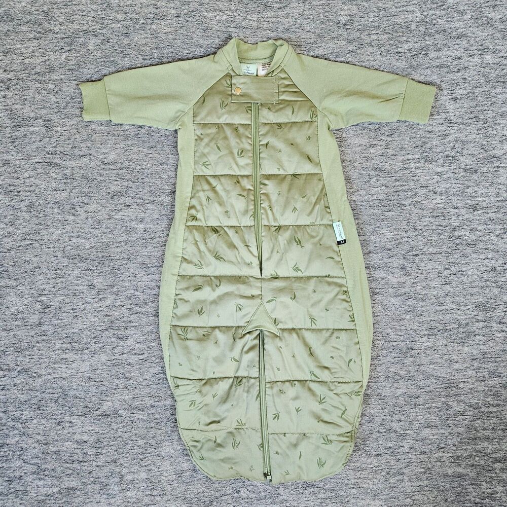 Ergo Pouch Australia Sage Green Sleep Suit Sack 2.5 TOG Size 000-1 3-12 Months